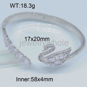 Fashion brass alloy bangle  TZ300501vkla-J37