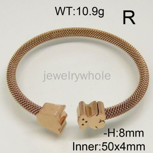 SS Bear Bangles  TZ600511vhmv-308