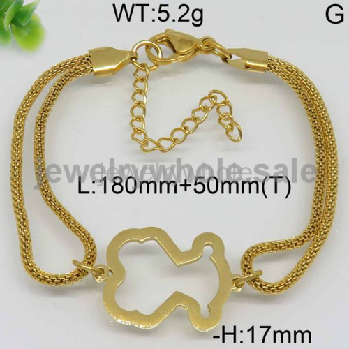 Popular Gold Plated Stainless Steel Gold Bracelet 4423932382vhbv