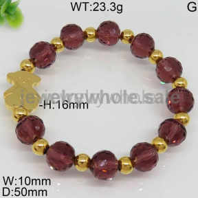 Adorable Purple Beads Bracelet 4443171508bhjb