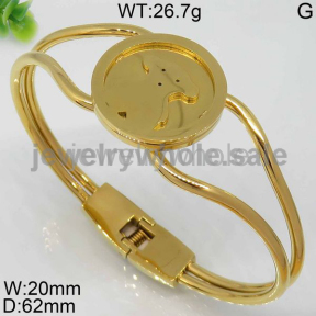 Delicate Gold Round Bangle 4723171303vibv