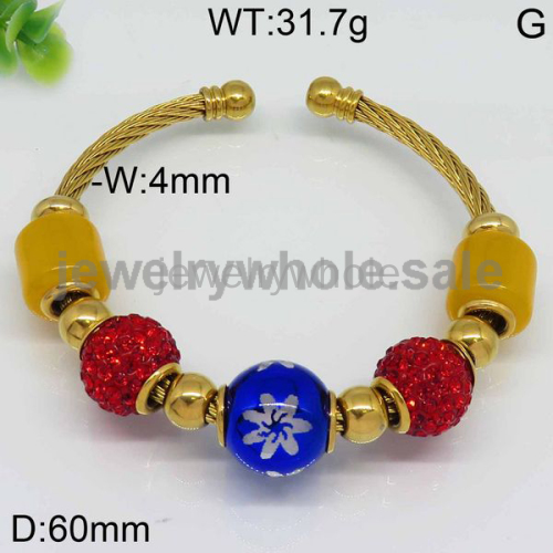 Pleasing Beads Gold Plated Bangle 4744601448vhmv