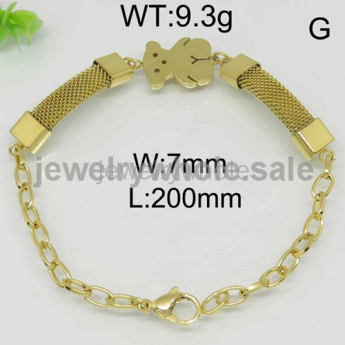 Situable Bear Gold Plating Bracelet In Market  6423172313vhoa