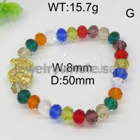 Fantastic Style Bear Bead Bracelet 6443081843vhaa