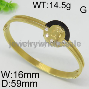 Gold Bear Bangle Hot Style 6743171150viha