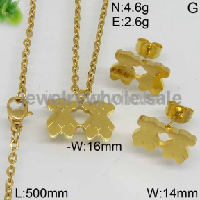 Ornate Cute Gold Jewelry Set 7903175617vhmb