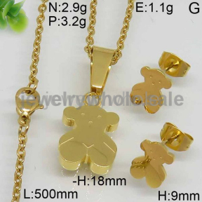 Stunning Cute Gold Jewelry Set 7903175619vhlb