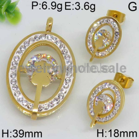 Captivating Hollow Oval Gold Plated Jewelry Set 7903787098vhob