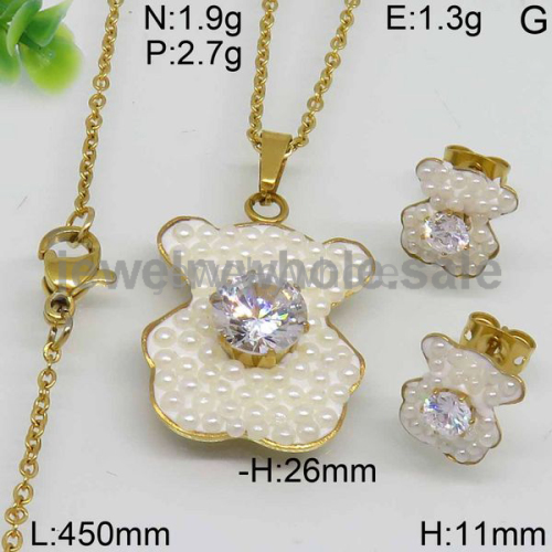 Lovely Stone Gold Jewelry Set 7904705585vhib