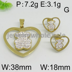 Heart Shape New Bear Set 8903177807viaa